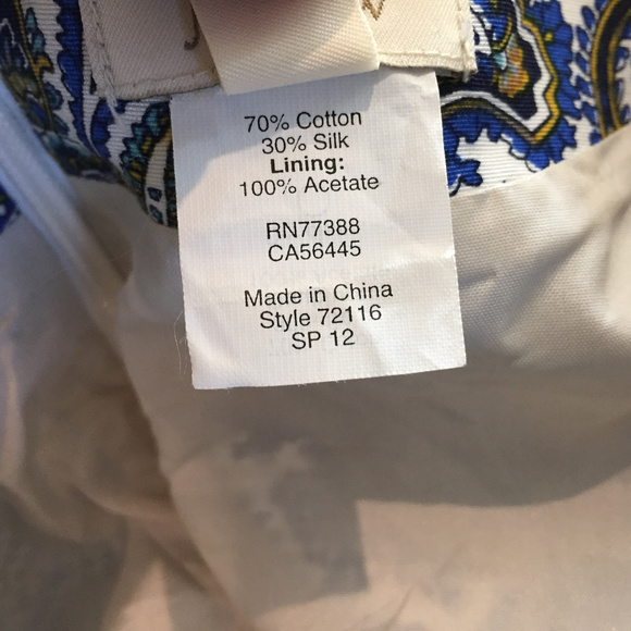 J Crew Xs 2 Dress dolores peacock Paisley Sheath - Picture 6 of 6